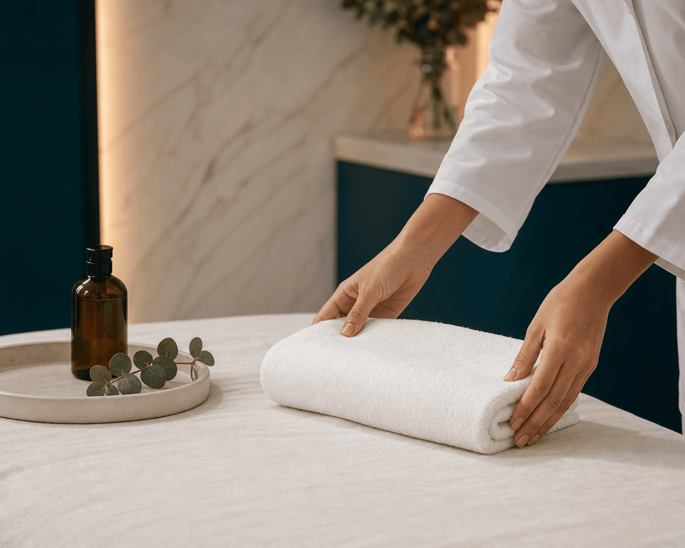 Atendimento de massoterapia